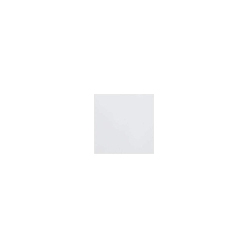 Glamour Rectangular Dining Extension Table – White & Glass