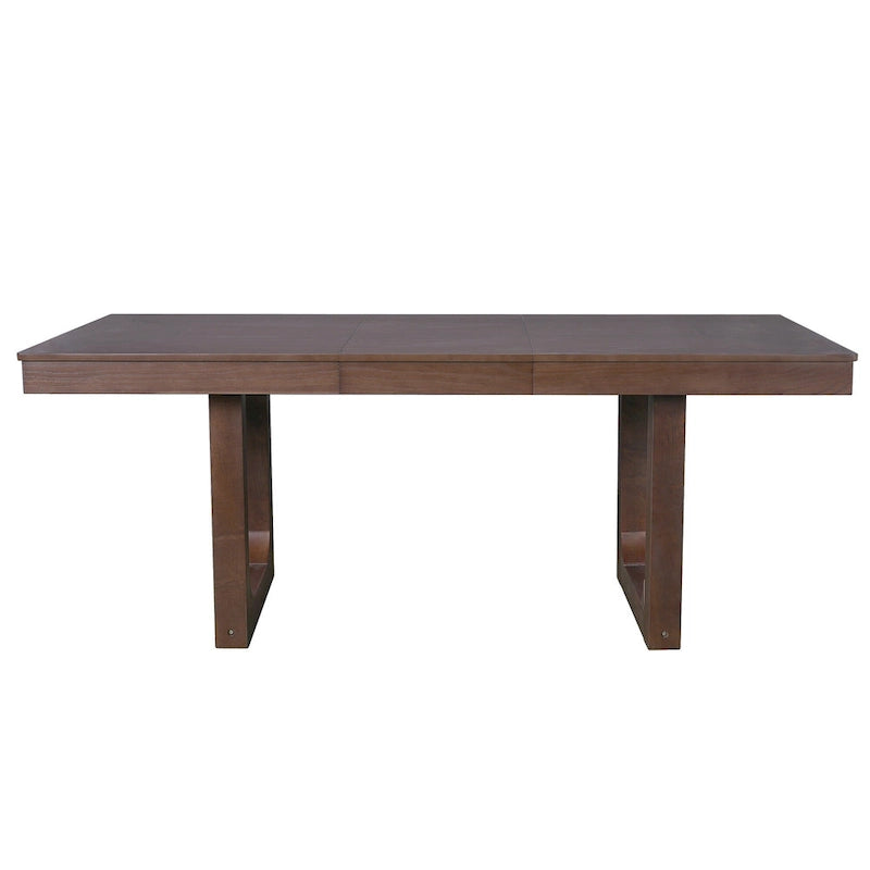 60"-78" Extendable Farmhouse Dining Table with Removable Leaf - Seats 4 to 8