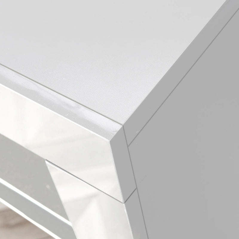 Modern LED Sideboard Storage Cabinet with 3 Doors – High Gloss Finish