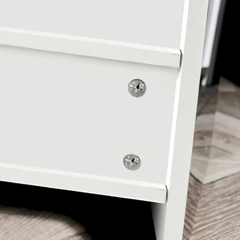 Modern LED Sideboard Storage Cabinet with 3 Doors – High Gloss Finish