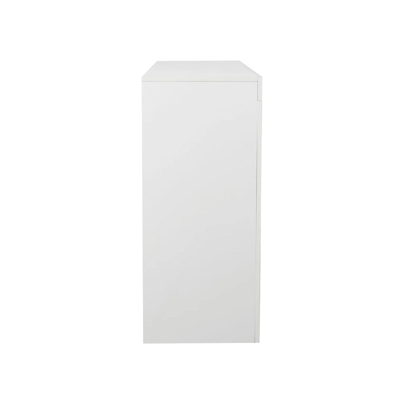 Modern LED Sideboard Storage Cabinet with 3 Doors – High Gloss Finish