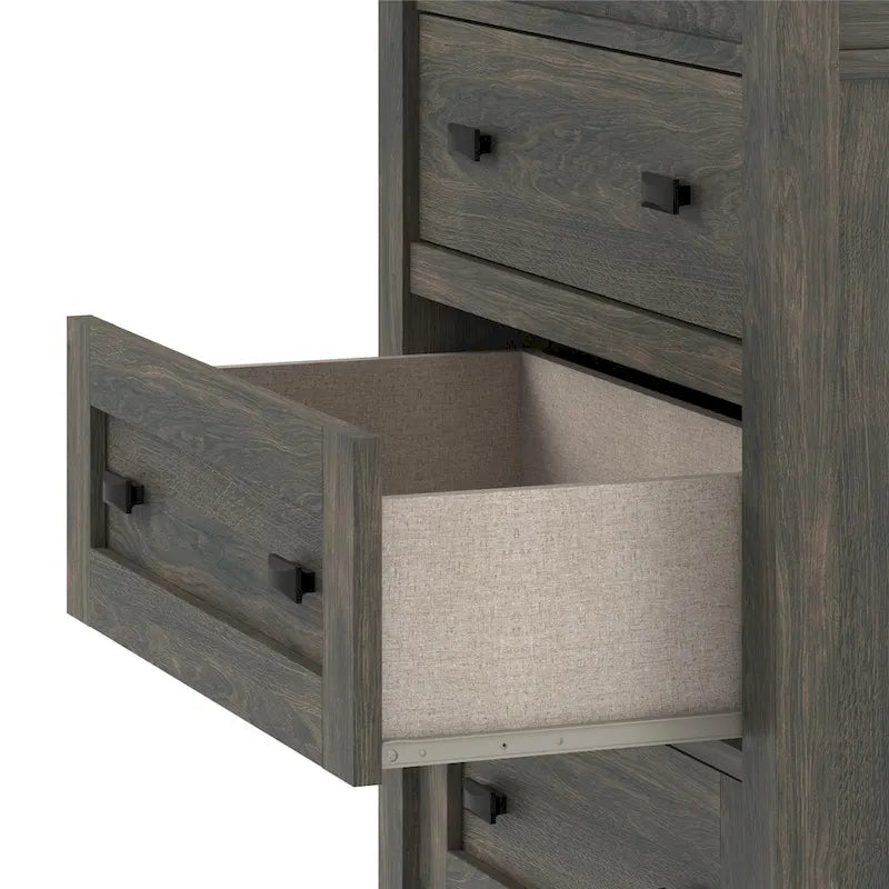 4-Drawer Farmhouse Dresser – Rustic Barn Wood Style