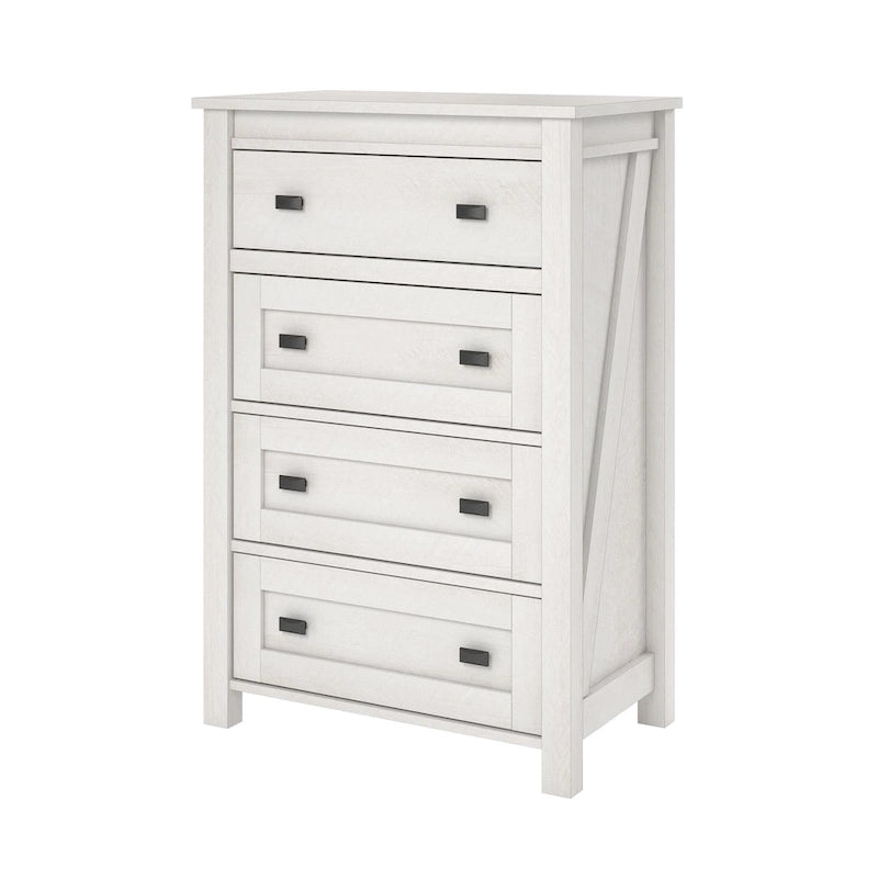 4-Drawer Farmhouse Dresser – Rustic Barn Wood Style