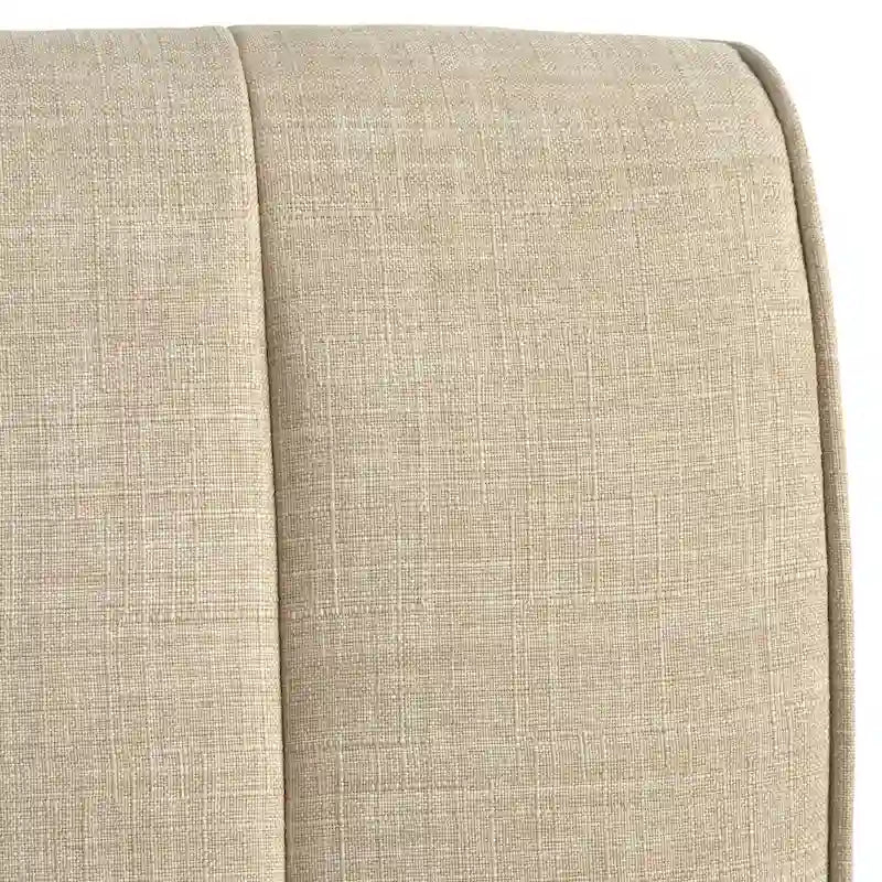 Channel Tufted Upholstered Corner Chair – Modern Farmhouse Style
