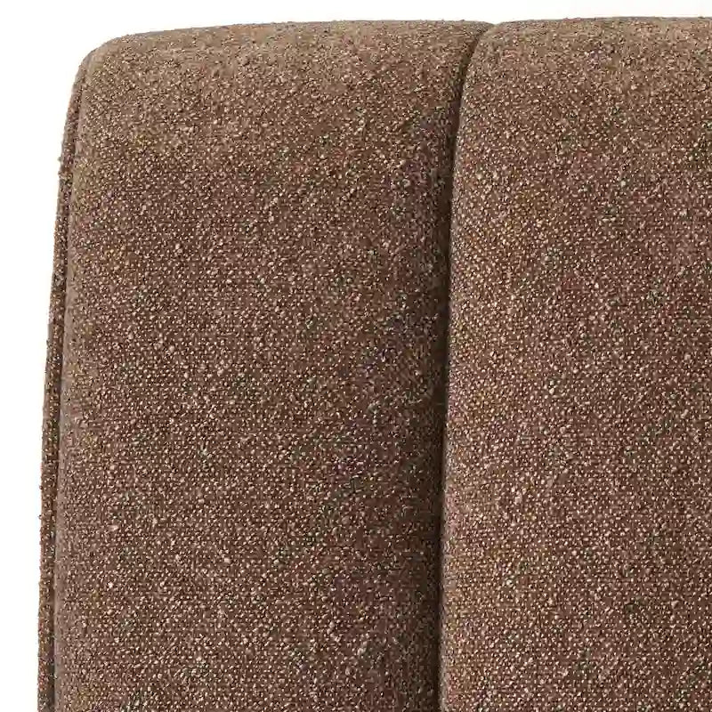 Channel Tufted Upholstered Corner Chair – Modern Farmhouse Style