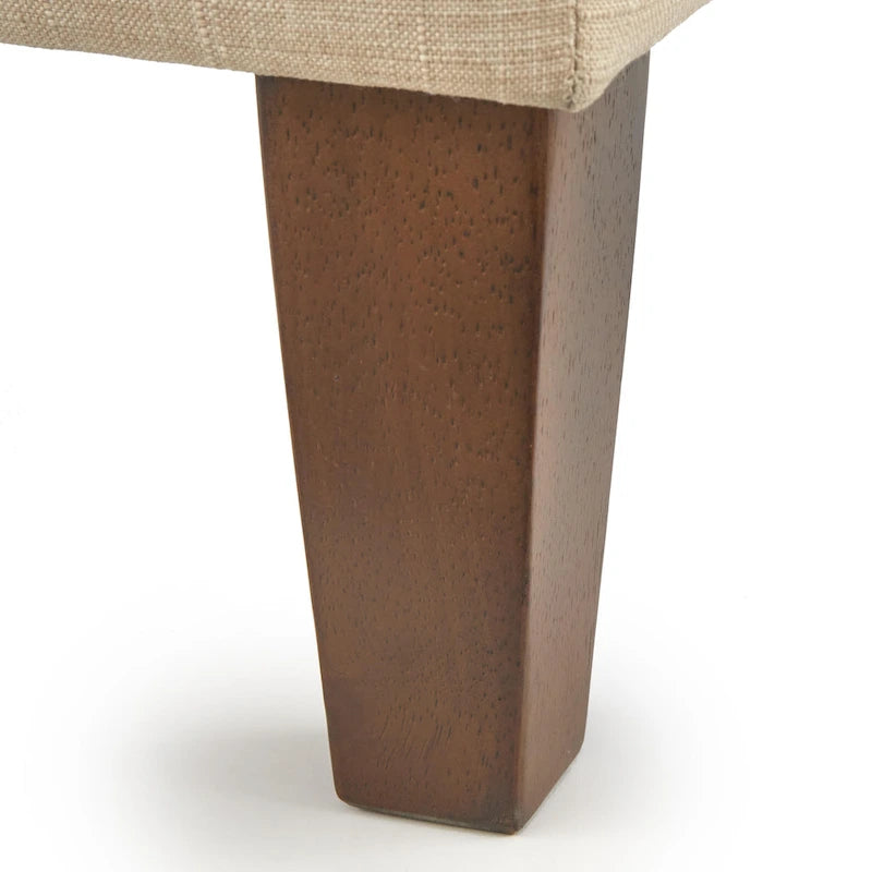 Channel Tufted Upholstered Corner Chair – Modern Farmhouse Style