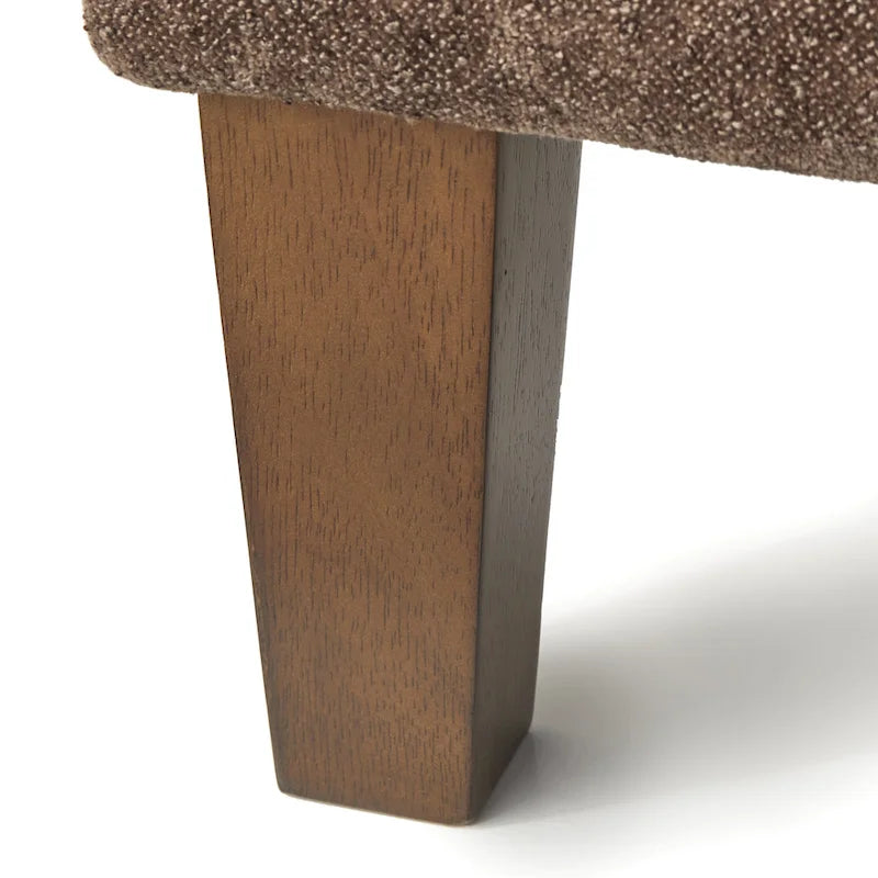 Channel Tufted Upholstered Corner Chair – Modern Farmhouse Style